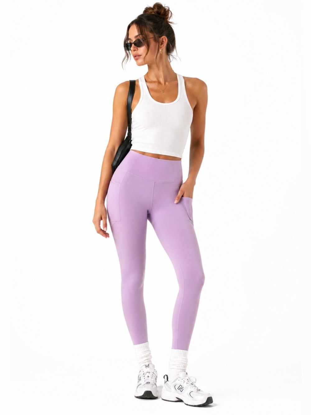 Vuori AllTheForm Pocket Legging Orchid Whisper M NWT Sold Out High Rise